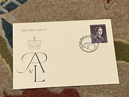 1 Erstagsbrief LI Fürst 1964