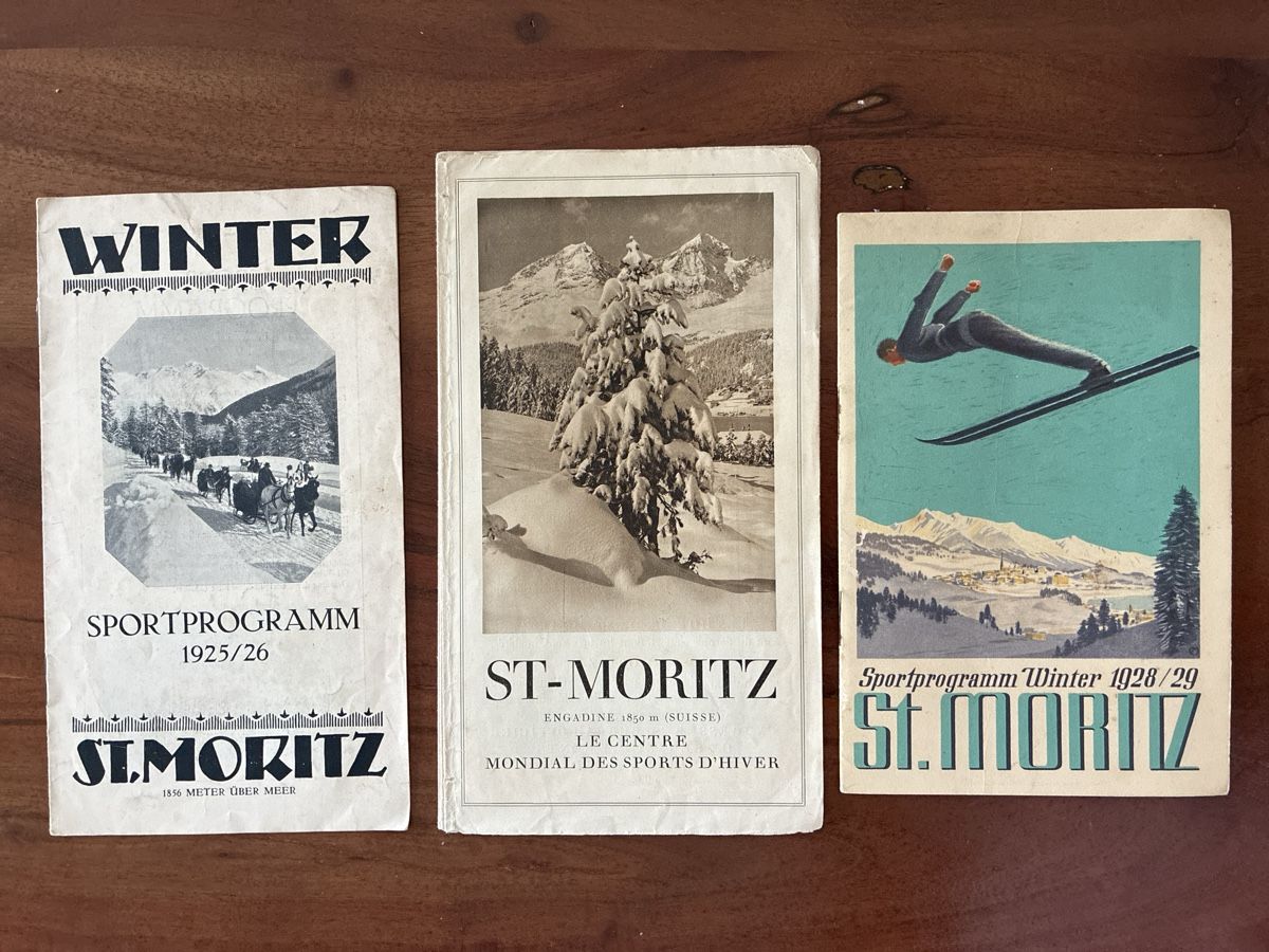 Documents: 3 Werbeprospekte von St. Moritz 1925 - 1929 – D'occasion à Oftringen par Cla.vD.74