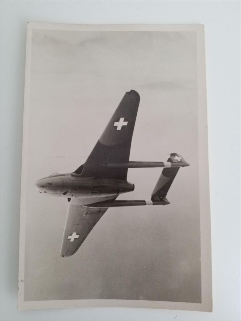 Ansichtskarten: Vampyre Düsenjäger Postkarte Schweiz – Gebraucht aus Luzern von Flocke11