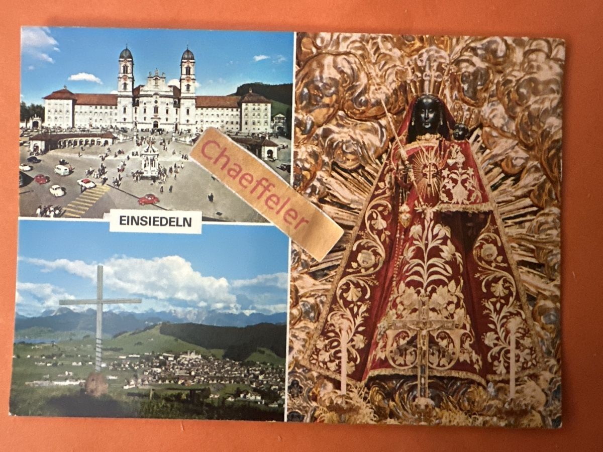 Cartoline postali: 1987 Einsiedeln  – Usato da Zürich venduto da Chaeffeler