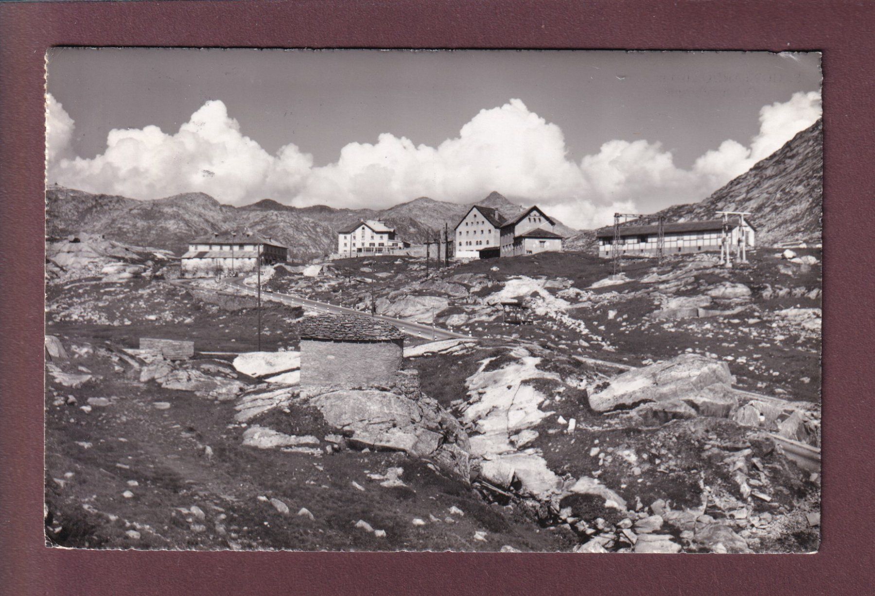 Cartoline postali: GOTTHARD - Hospiz - 1959 – Usato da Pully venduto da nicecards