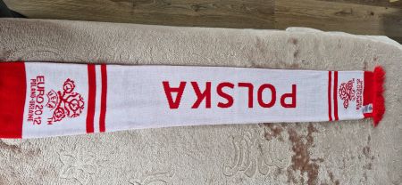 Sciarpa Polonia EURO 2012 UEFA - Ricordo da collezione!