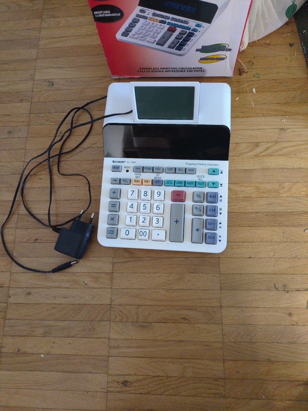 Sharp Calcolatrici tascabili: Sharp EL-1901 Paperless Printing Calculator, 12-Digit – Usato da Zürich venduto da Andort 2