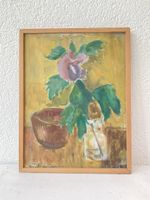 Ancienne peinture à l’huile signé TZ (peintre Suisse)