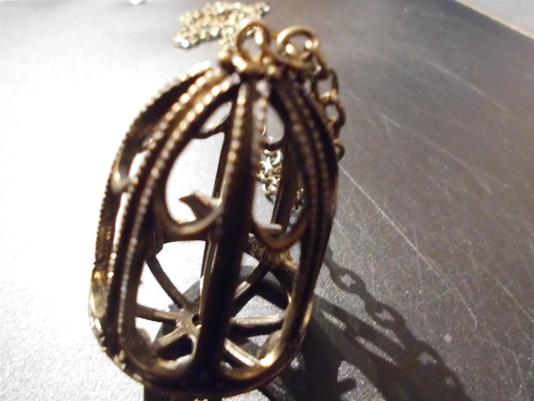 Catenine: Kette broncefarbig, Vogelkäfig – Nuovo e nell'imballaggio originale da Zürich venduto da abraxas1291 1