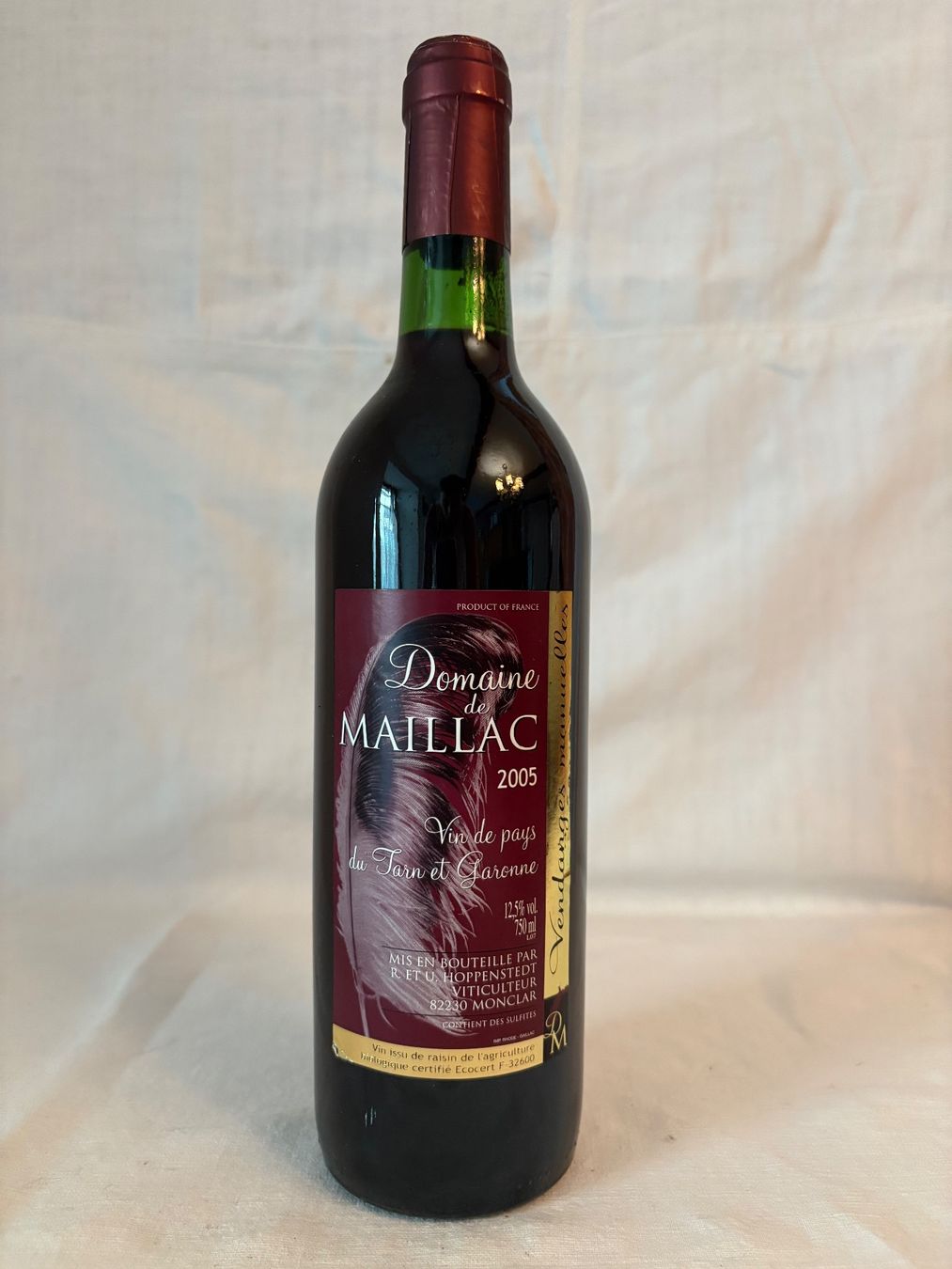 Vino: Domaine de Maillac 2005 – Usato da Vers-chez-Perrin venduto da David.23