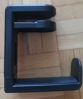 Support casque noir pratique pour votre bureau!