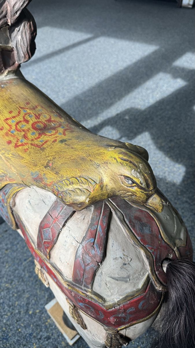 Sculture & Statue: Antikes Karussellpferd – Usato da Uster venduto da AliciaMiller 2