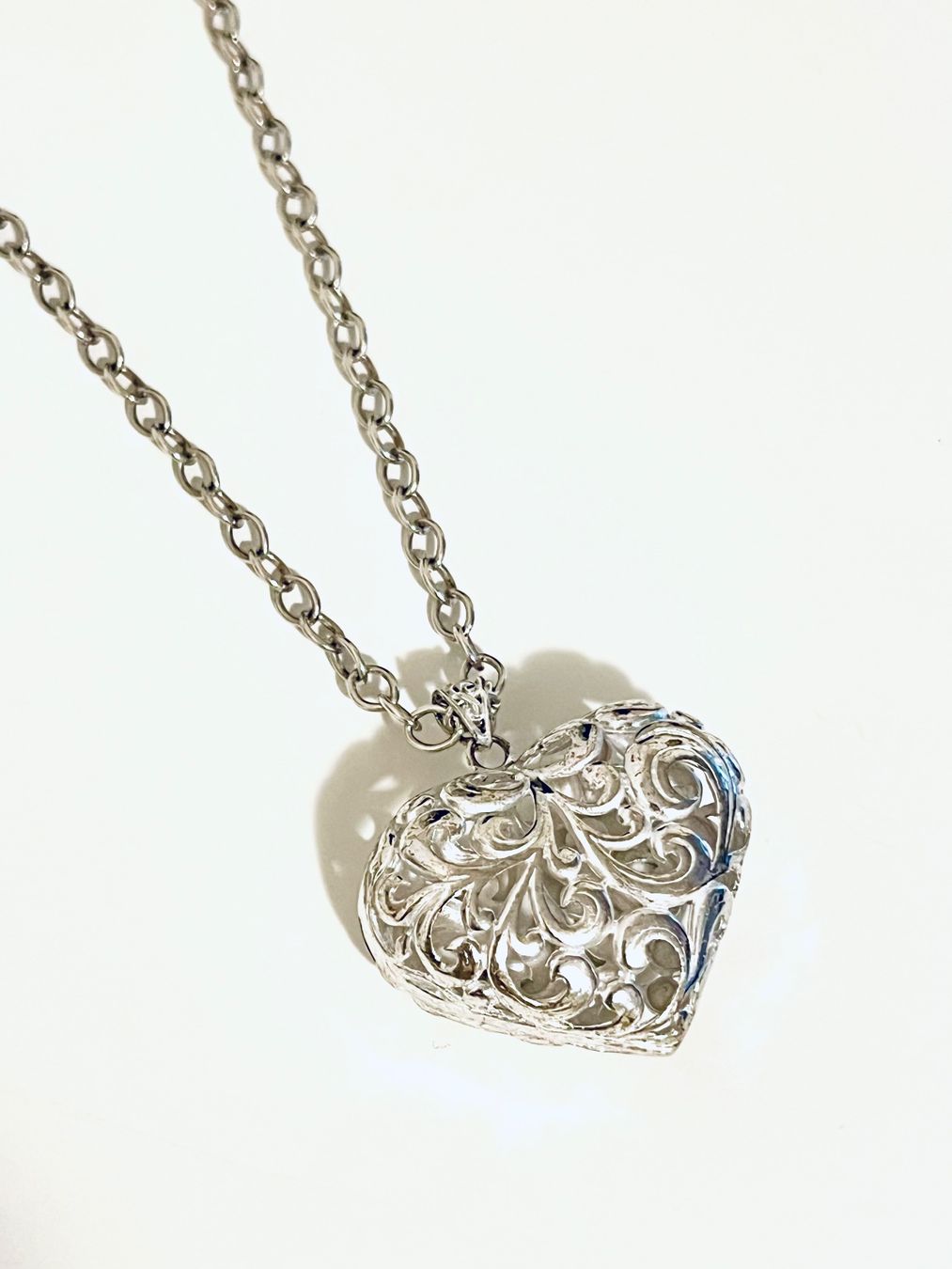Colliers: Sterling Silber Herz Anhänger Kette – Neuf avec emballage d'origine à Rüschlikon par topswissvintage 6