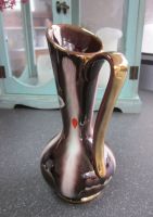 Mid Century Keramik Henkelvase, Jasba, 207/22, 60-70er Jahre