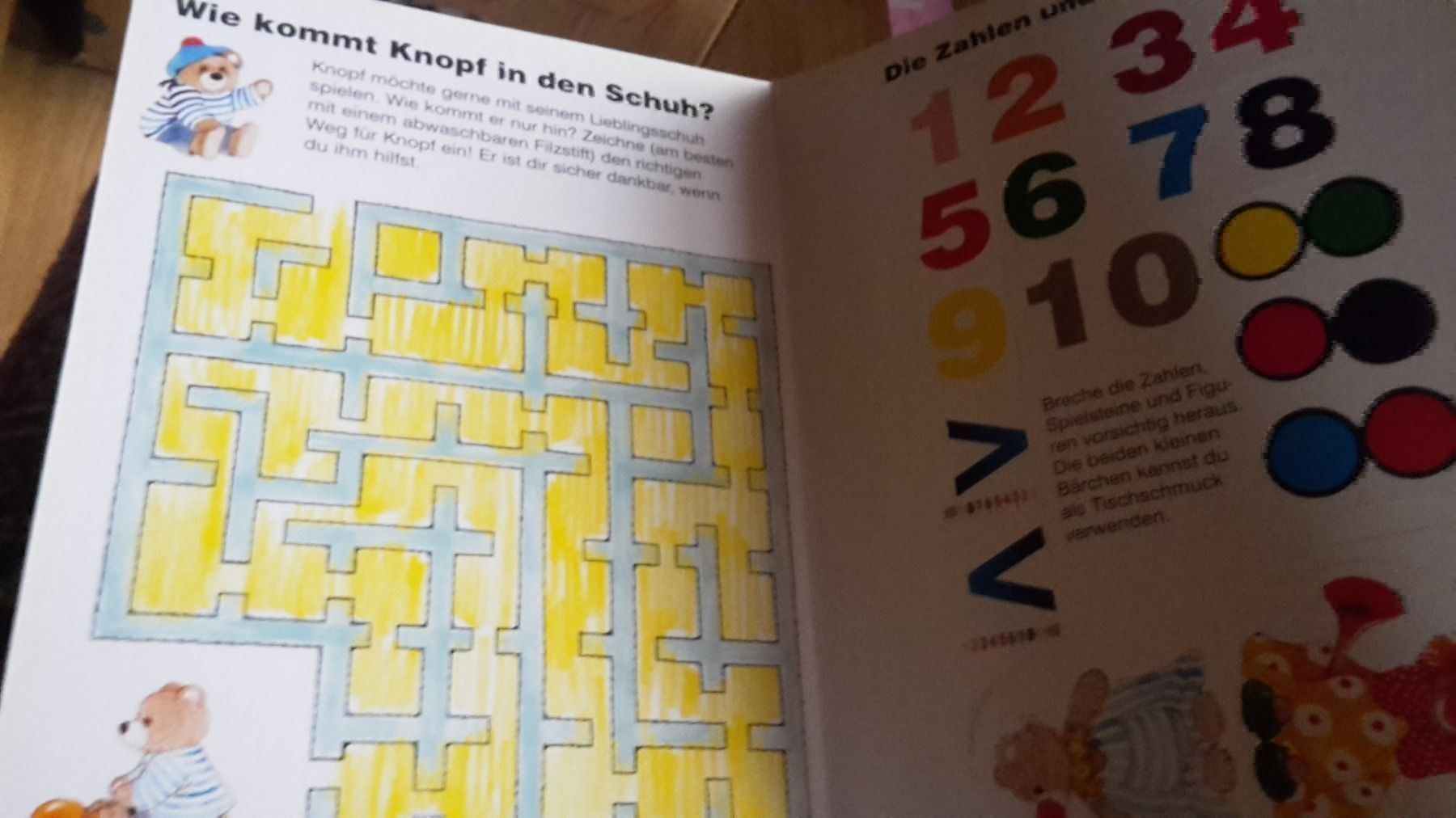 Libri: Knopfs Lern Spielbuch Rechnen – Nuovo (secondo la descrizione) da Schwarzenburg venduto da Flamingo07 1