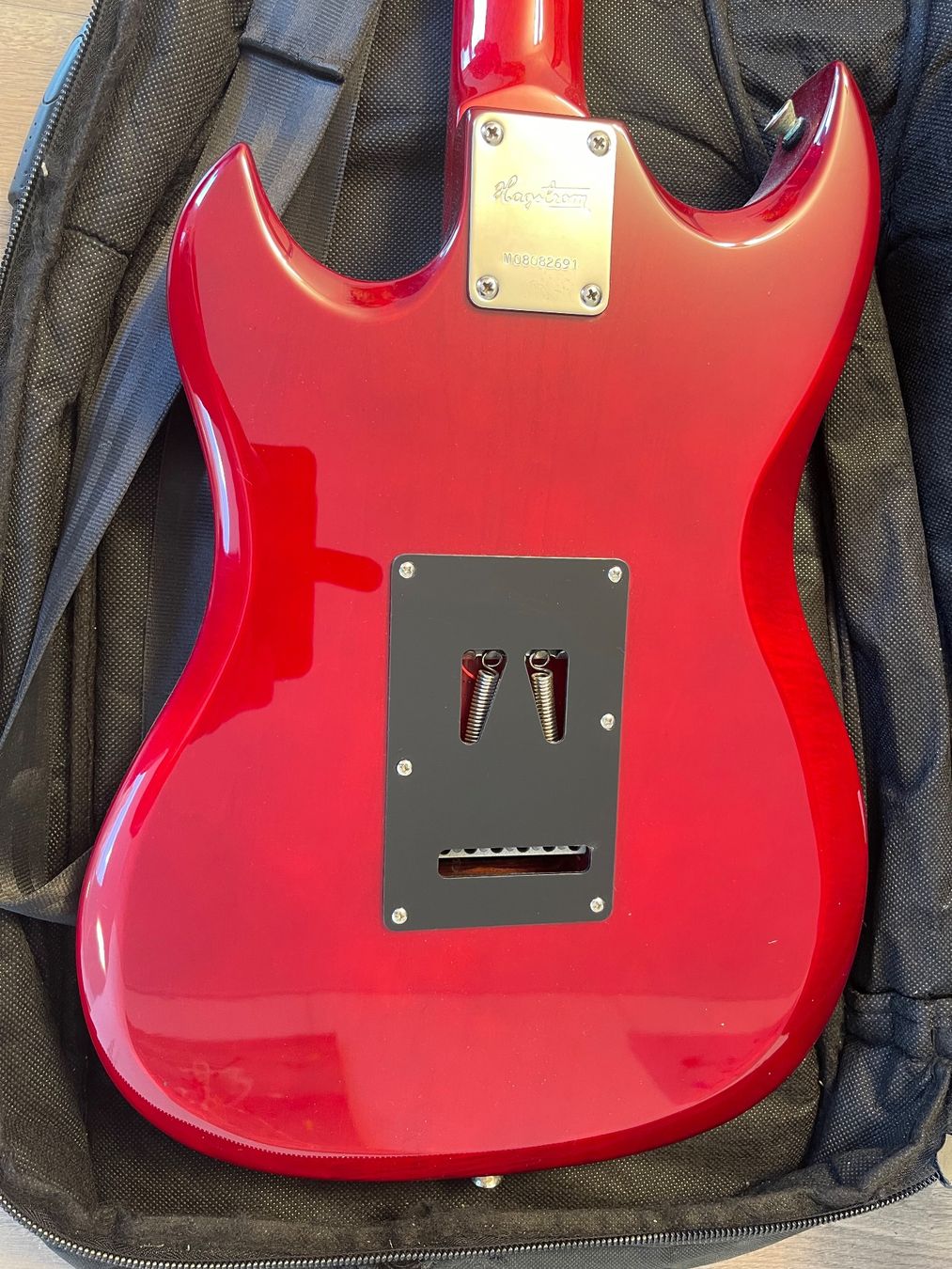 Hagström Strumenti musicali: Gitarre Hagstrom F20T, rot – Usato da Basel venduto da mariablanka 3