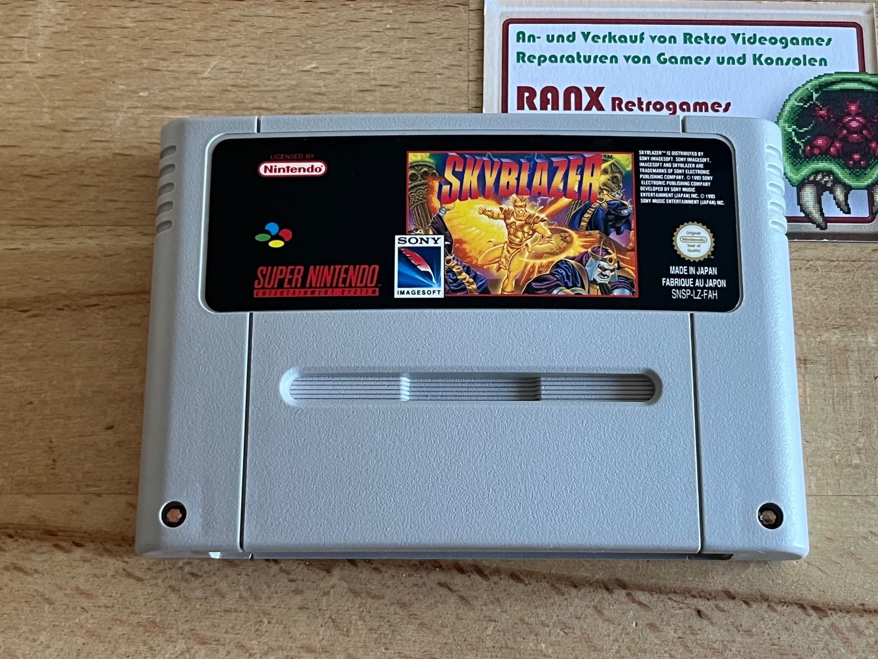 Nintendo Giochi: Skyblazer Super Nintendo SNES Spielmodul original – Usato da Thalwil venduto da ranx