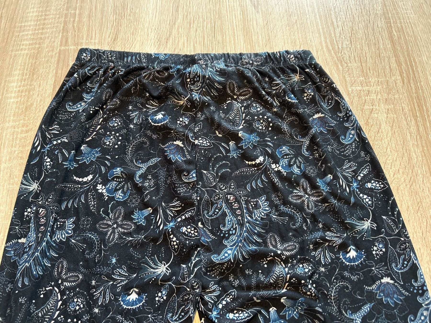 Leggings: Leggings schwarz mit Muster von Chicorée Gr. L – Usato da Brunnen venduto da Nala2929 4