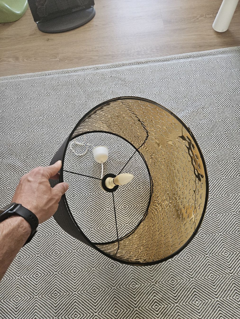 Ikea Lampadari & plafoniere: Ikea NYMÖ Lampenschirm schwarz  – Usato da Watt venduto da andrepat 1