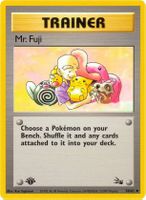 Pokemon Mr. Fuji Old Back Japanisch