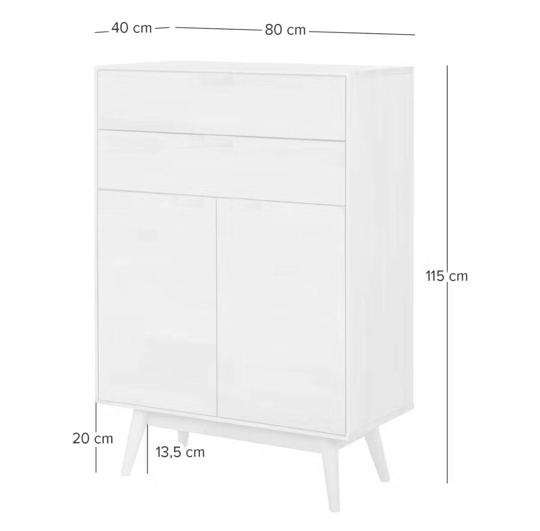 Cassettiere: Kommode/Sideboard (massiv, Buche) Finsby – Usato da Zürich venduto da Silas20 1