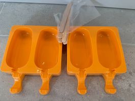 2 Silikon-Eisformen für 4x Homemade Glace – Wiederverwendbar