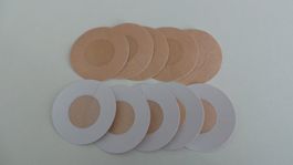 10 Damen-BH-Pads rund