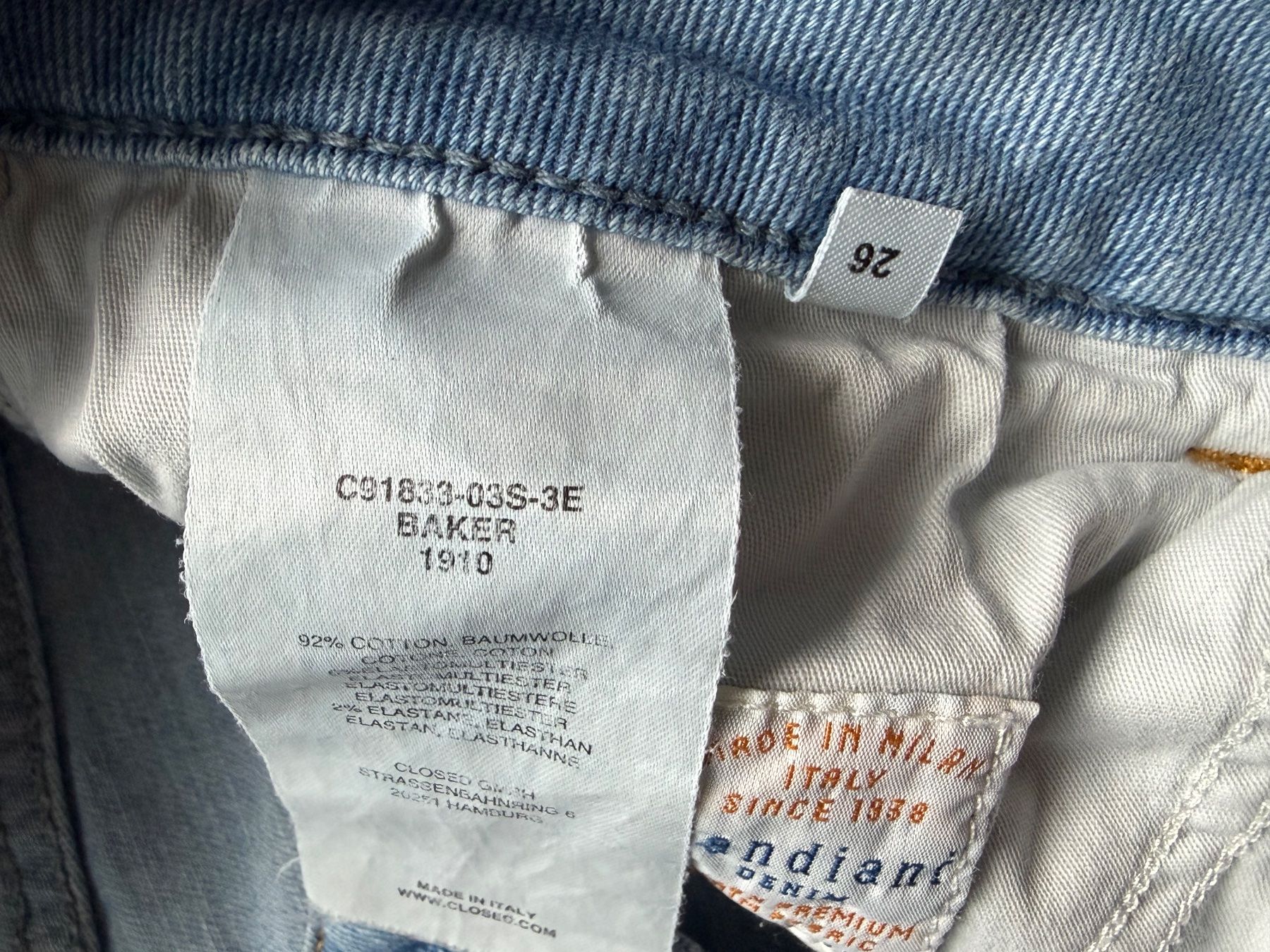 Closed Jeans: Closed Baker 1910 | C91833 Grösse 26 – Usato da Zürich venduto da bgg 2