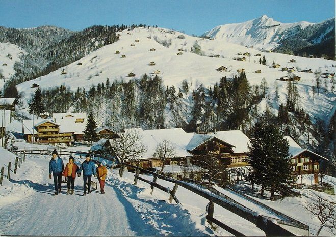 Cartoline postali: HABKERN Kinder beim Schlitteln – Nuovo (secondo la descrizione) da Jona venduto da philajona