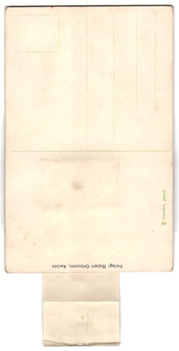 Cartoline postali: Leporello-AK Aachen, Briefträger, Haupt – Usato da Berlin venduto da bartko-reher 1