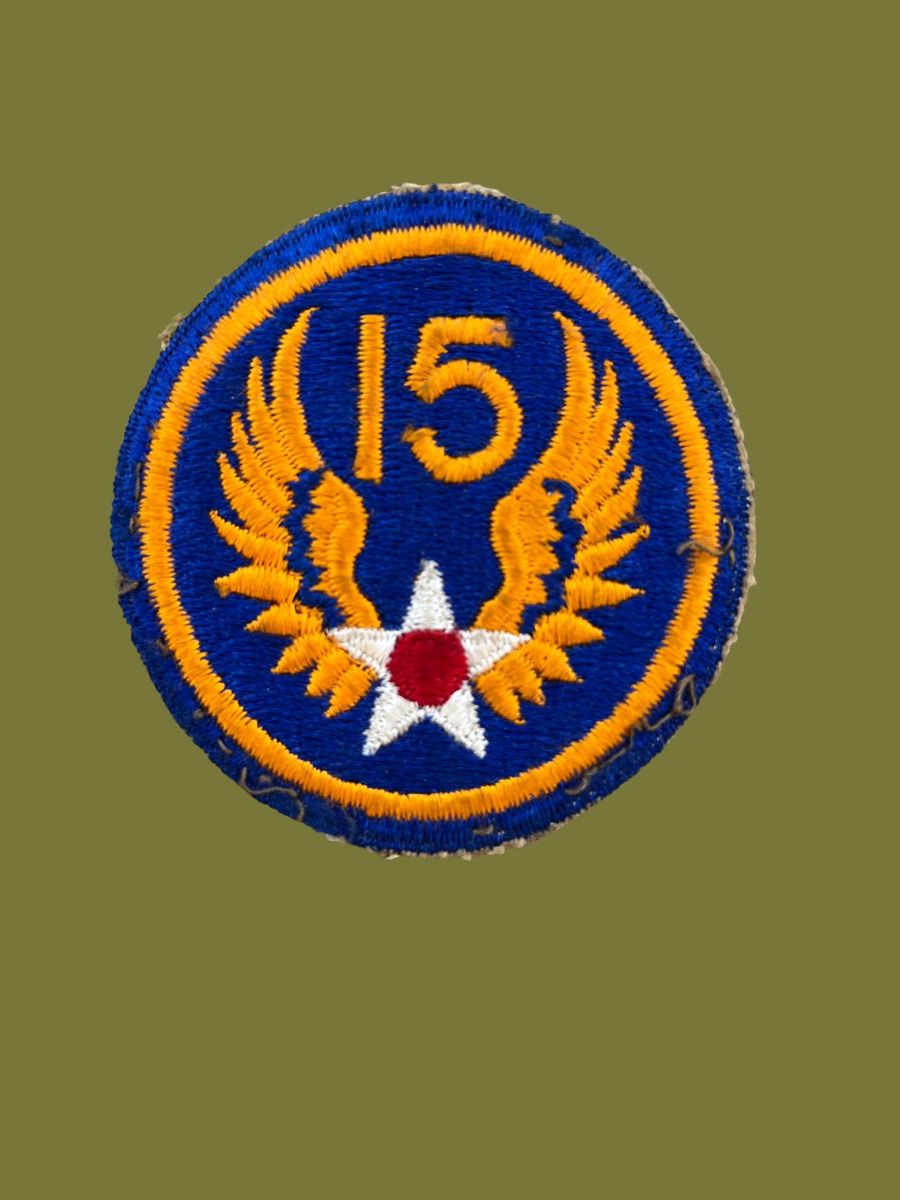 Toppe: Patch 15th Air Force USAAF US WW2 – Usato da Bellevue venduto da Belafer