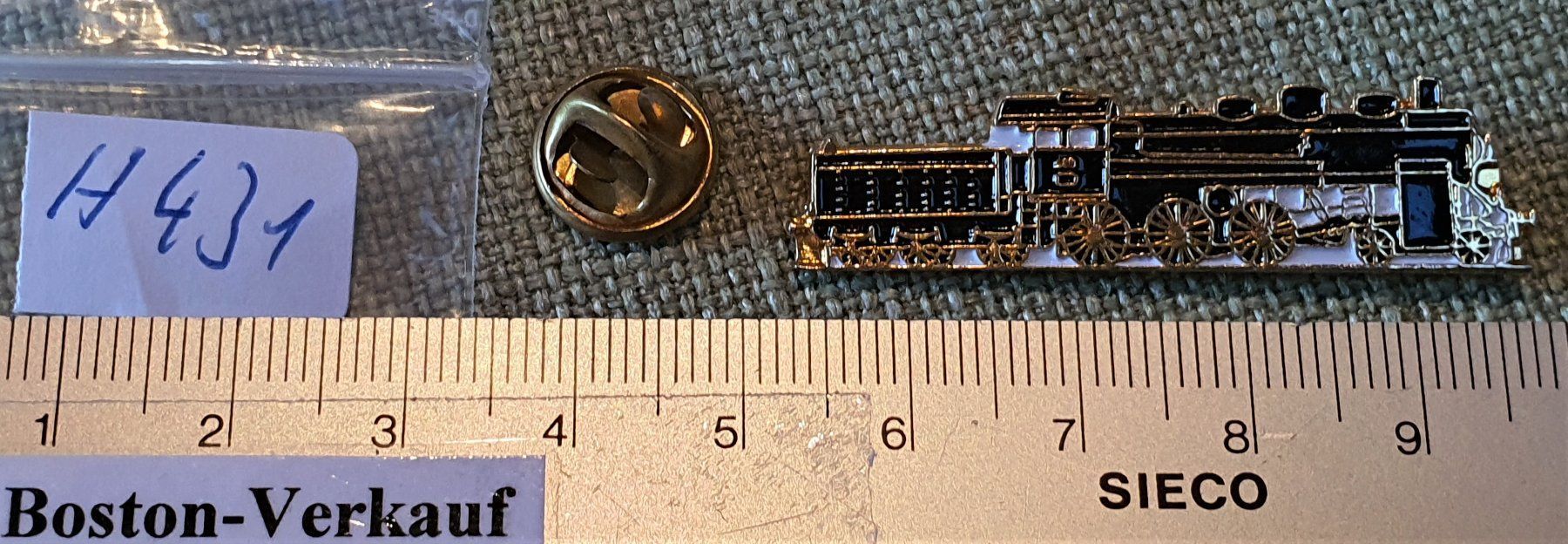 Plaketten & Abzeichen: H431 - Pin Dampflokomotive – Gebraucht aus Reinach BL von Boston-Verkauf 1