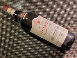 1966 CASTELLO MELETO CHIANTI CLASSICO RICASOLI DOCG, selten!