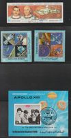 Timbres histoire spatiale, URSS Yémen Ajman Oum al-Qaiwaïn