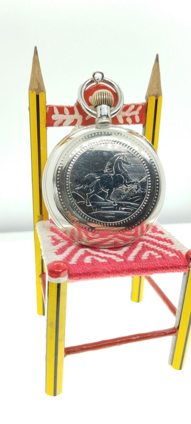 Uhren: Montre de poche cheval – Gebraucht aus La Chaux-de-Fonds von jac_9llg 3