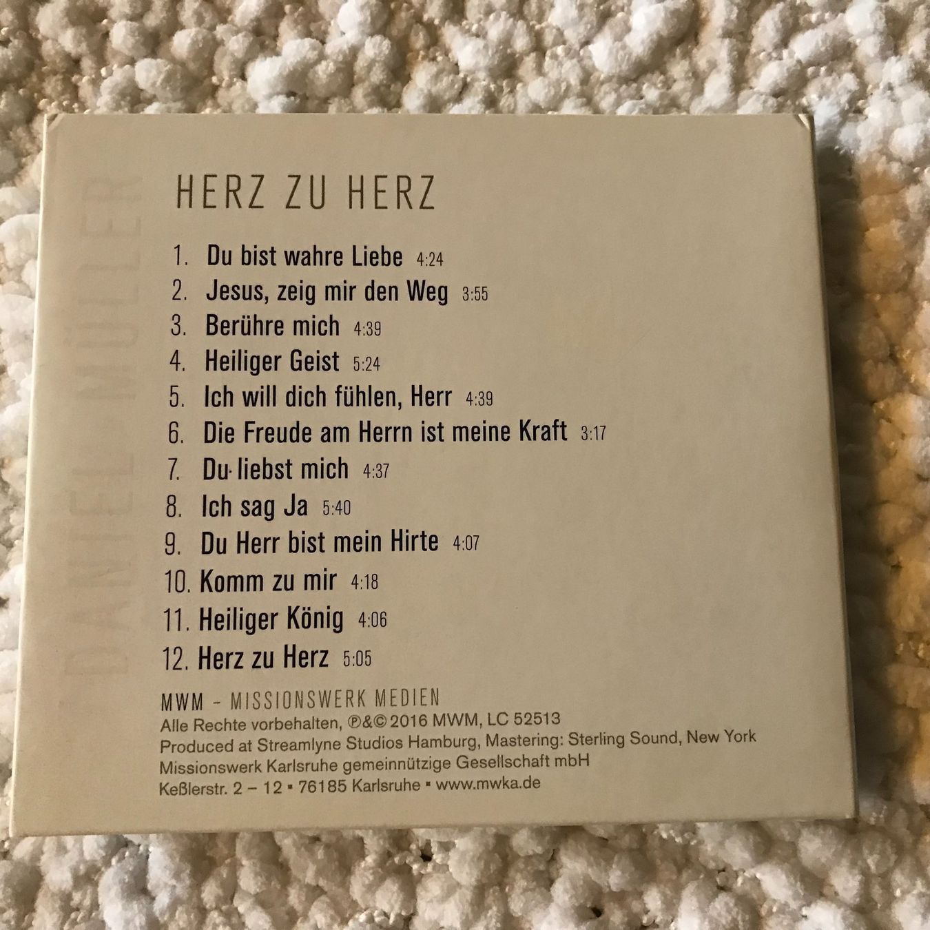 CD: CD Daniell Müller - Herz zu Herz – Usato da Brunnenthal venduto da Eco07 1