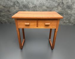 Beistelltisch / Nachttisch aus Holz Manufaktur Vintage Teak