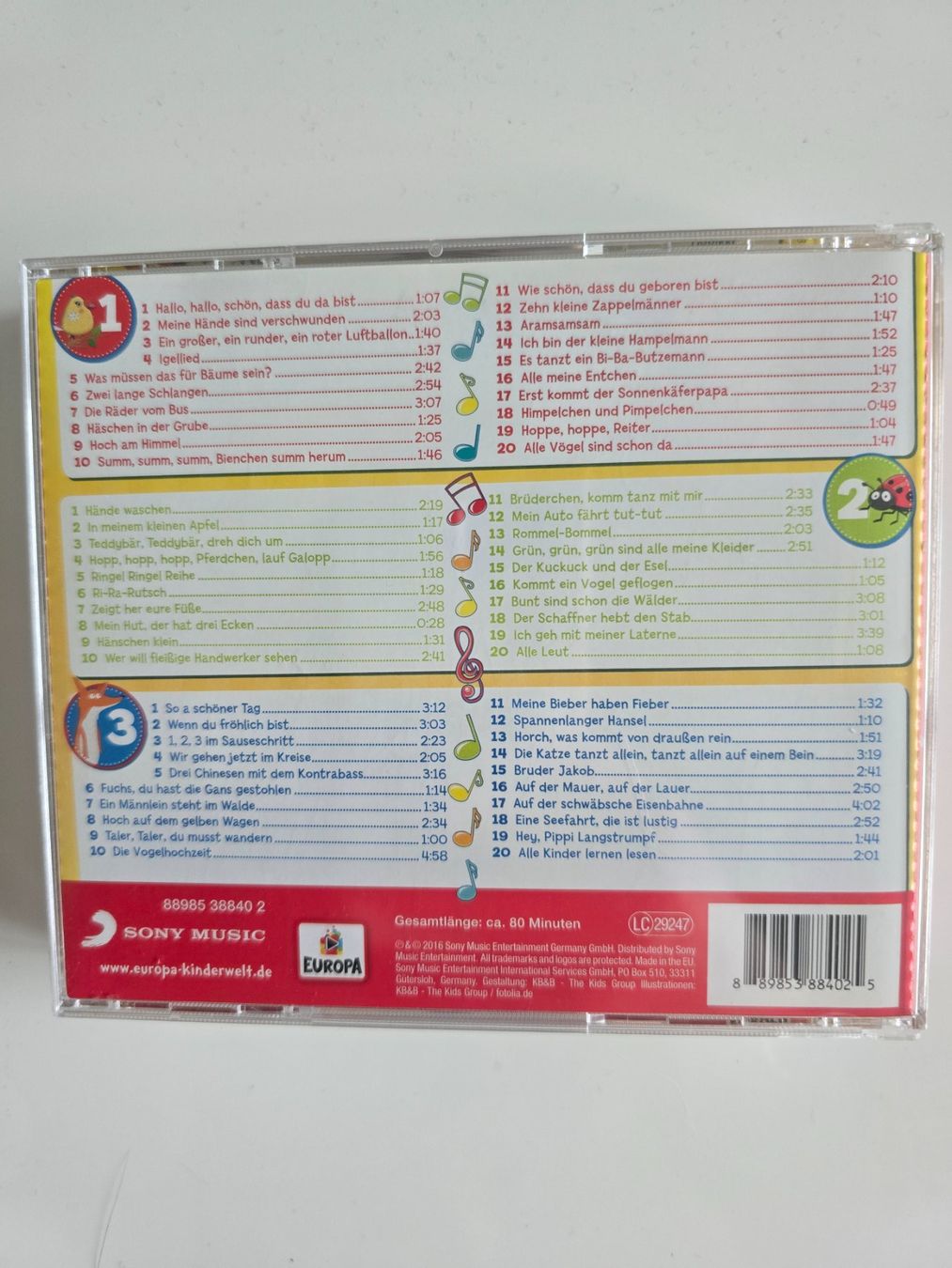 CD: CD LiederZwerge & Freunde, 60 Kinderlieder – Usato da Unterentfelden venduto da Panda-87 1