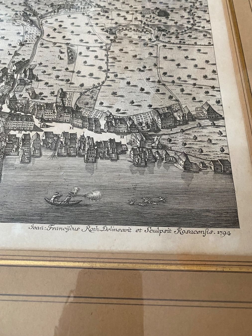 Incisioni: Original Stich Rorschach 1794 – Usato da Münchwilen TG venduto da Mercurius63 9