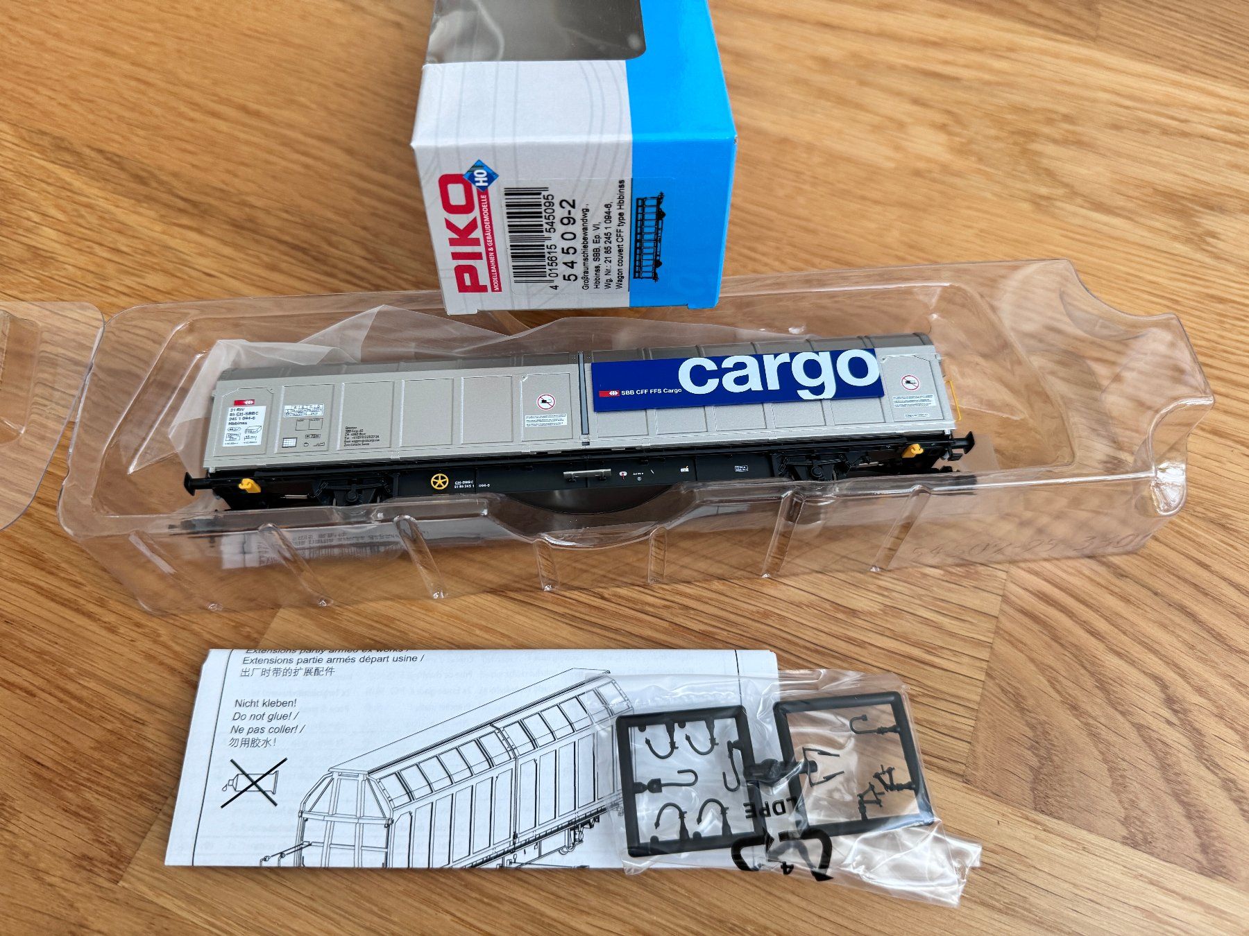 Piko Modellini di ferrovie: PIKO 54509-2 SBB Schiebewandwagen Hbbinss – Usato da Basel venduto da szbdsfrjs 7