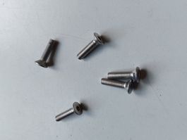 Senkschrauben  M4 x 16 Inox  A2