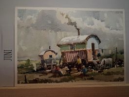AK mit Kunst von Georg Ayling