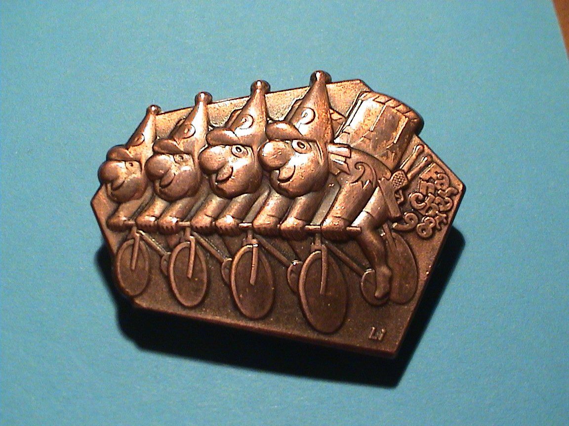 Basler Plaketten & Abzeichen: Fasnacht - Basel - Plakette - Kupfer - 1998 – Gebraucht aus Reinach BL von Dexy62
