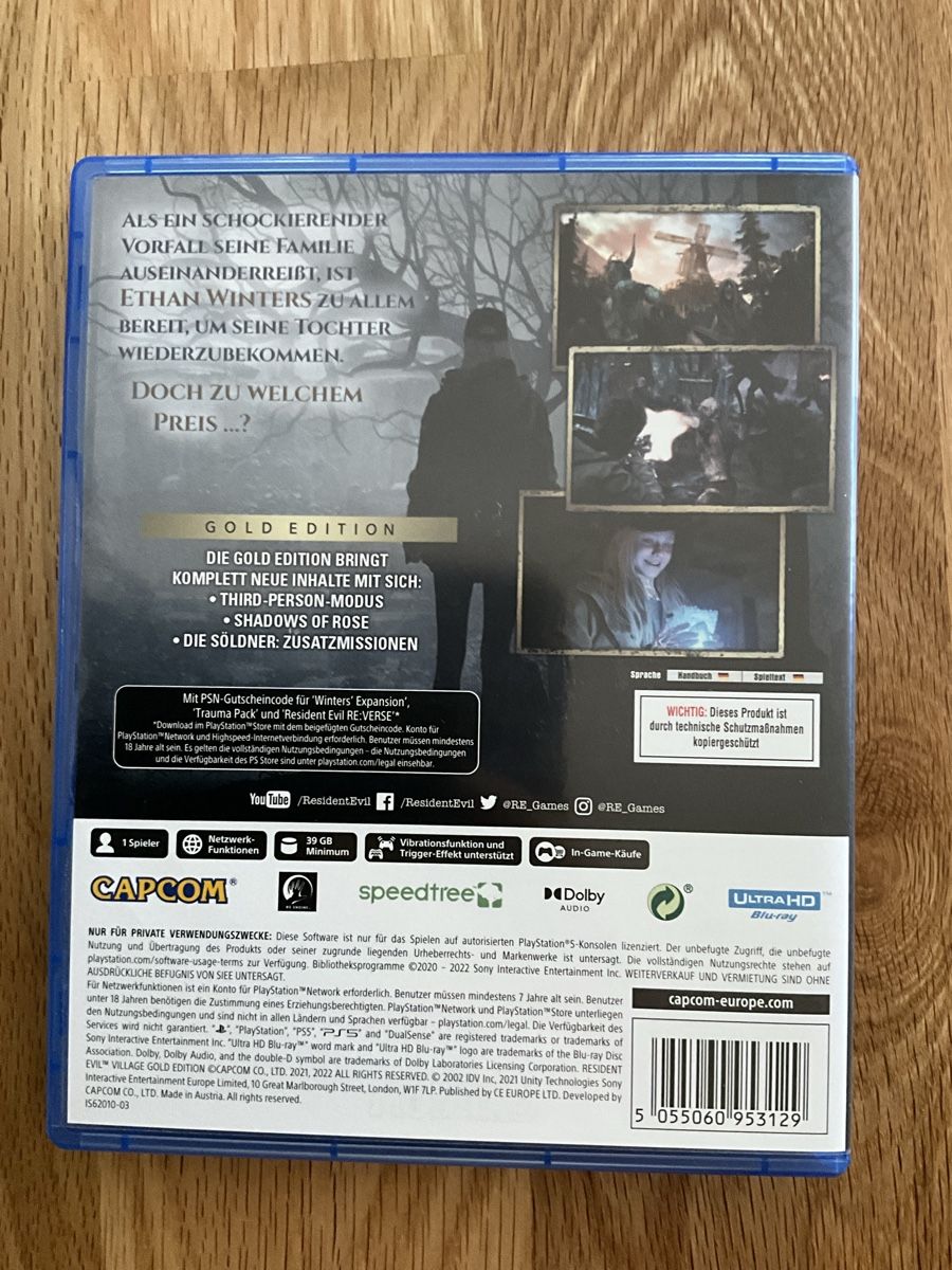 Giochi: Resident Evil Village Gold Edition PS5 Spiel Code unbenutzt  – Usato da Luzern venduto da Eureedudeheit 1