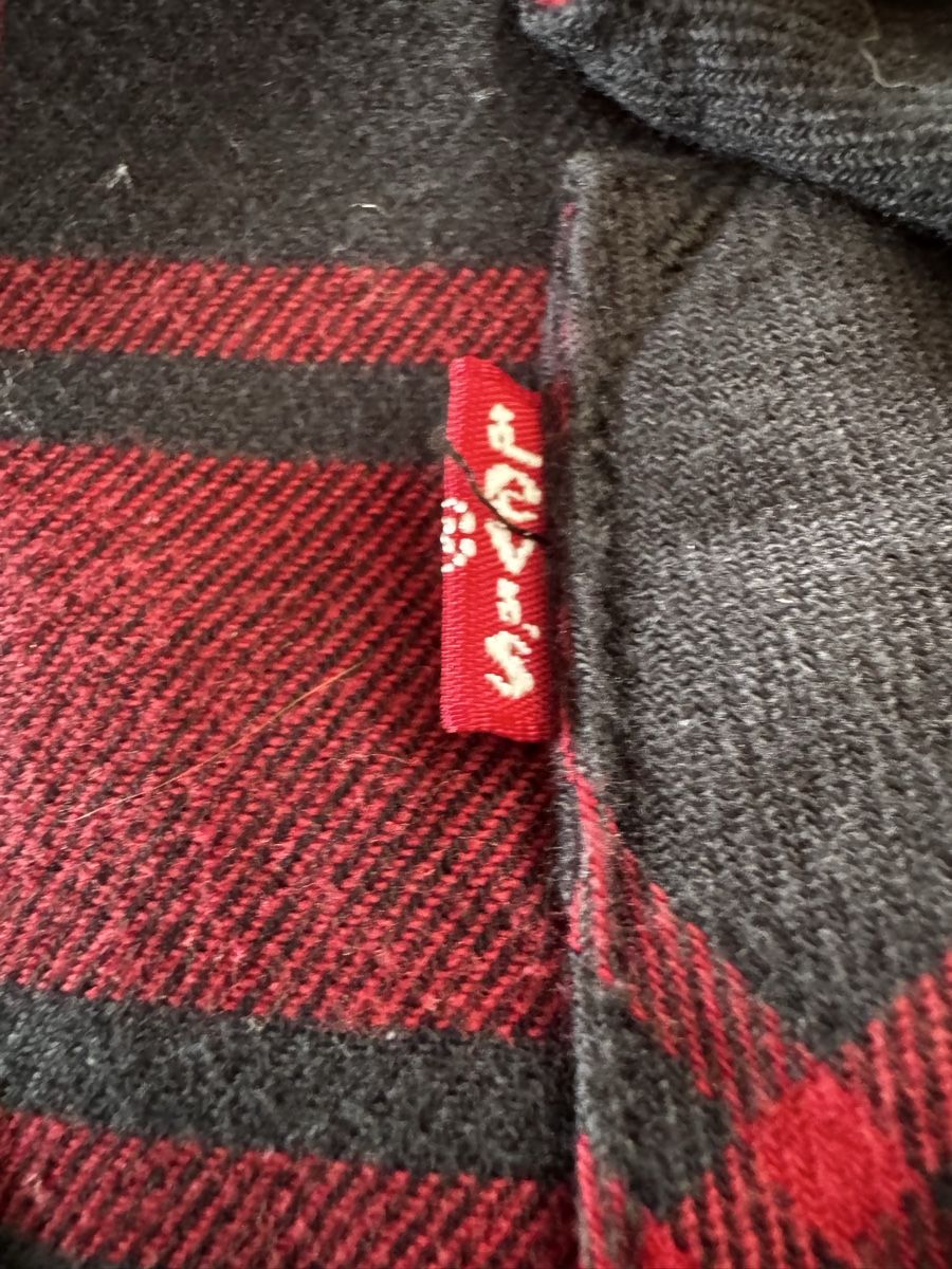 Levi's Camicie: Levis chemise à carreaux Red  L – Usato da Vevey venduto da Eiden77 2