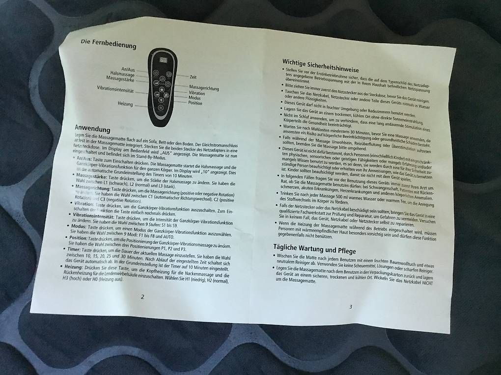 Dispositivi per massaggi: Massagematte von Orbisana – Nuovo (secondo la descrizione) da Murgenthal venduto da Bred2 3