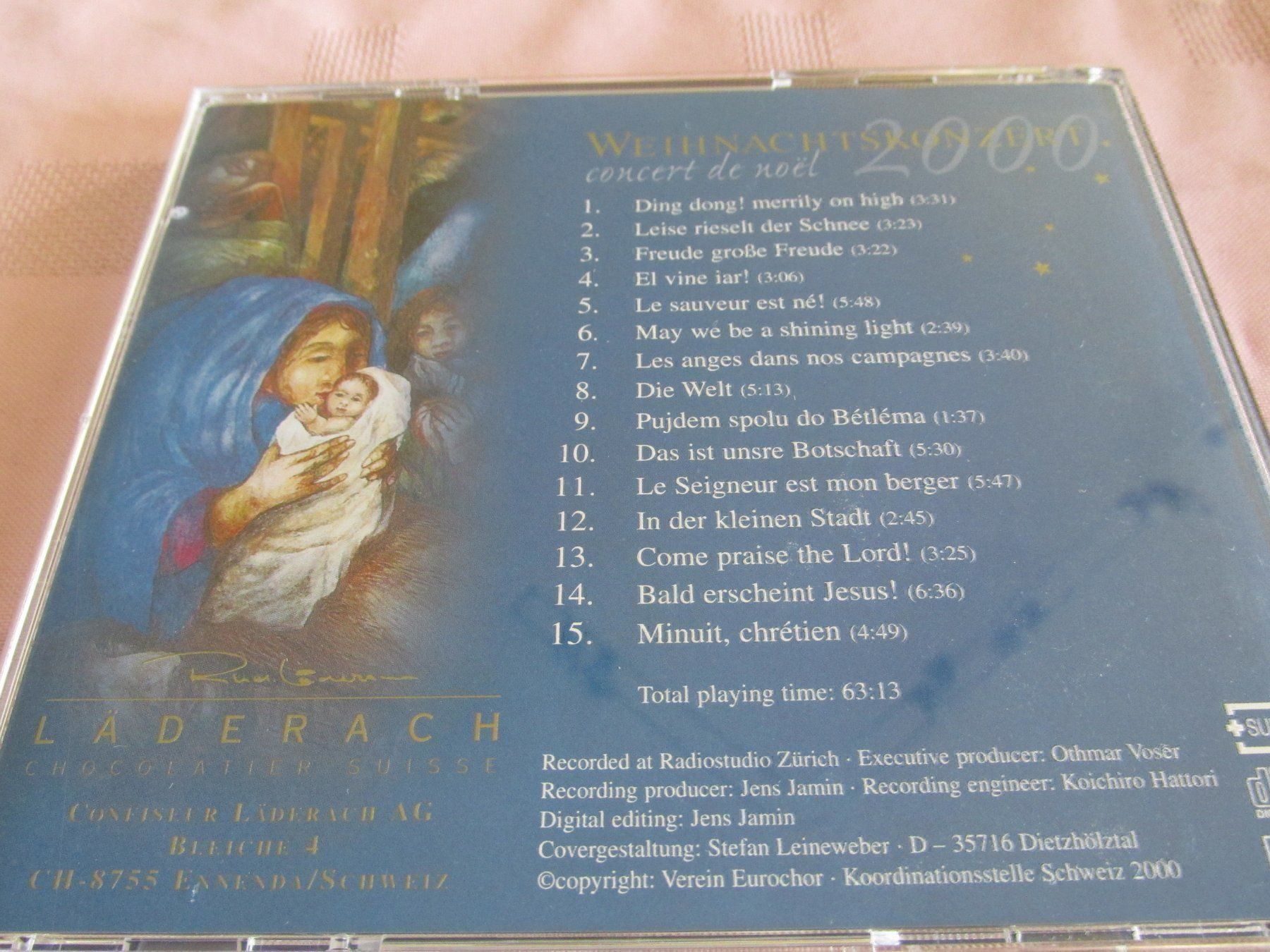 CD: Eurochor - Weihnachtskonzert 2000,  F18, CD – Usato da Sessa venduto da fraenklishop 1