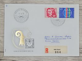 CL18 Enveloppe + Timbre Suisse 1970