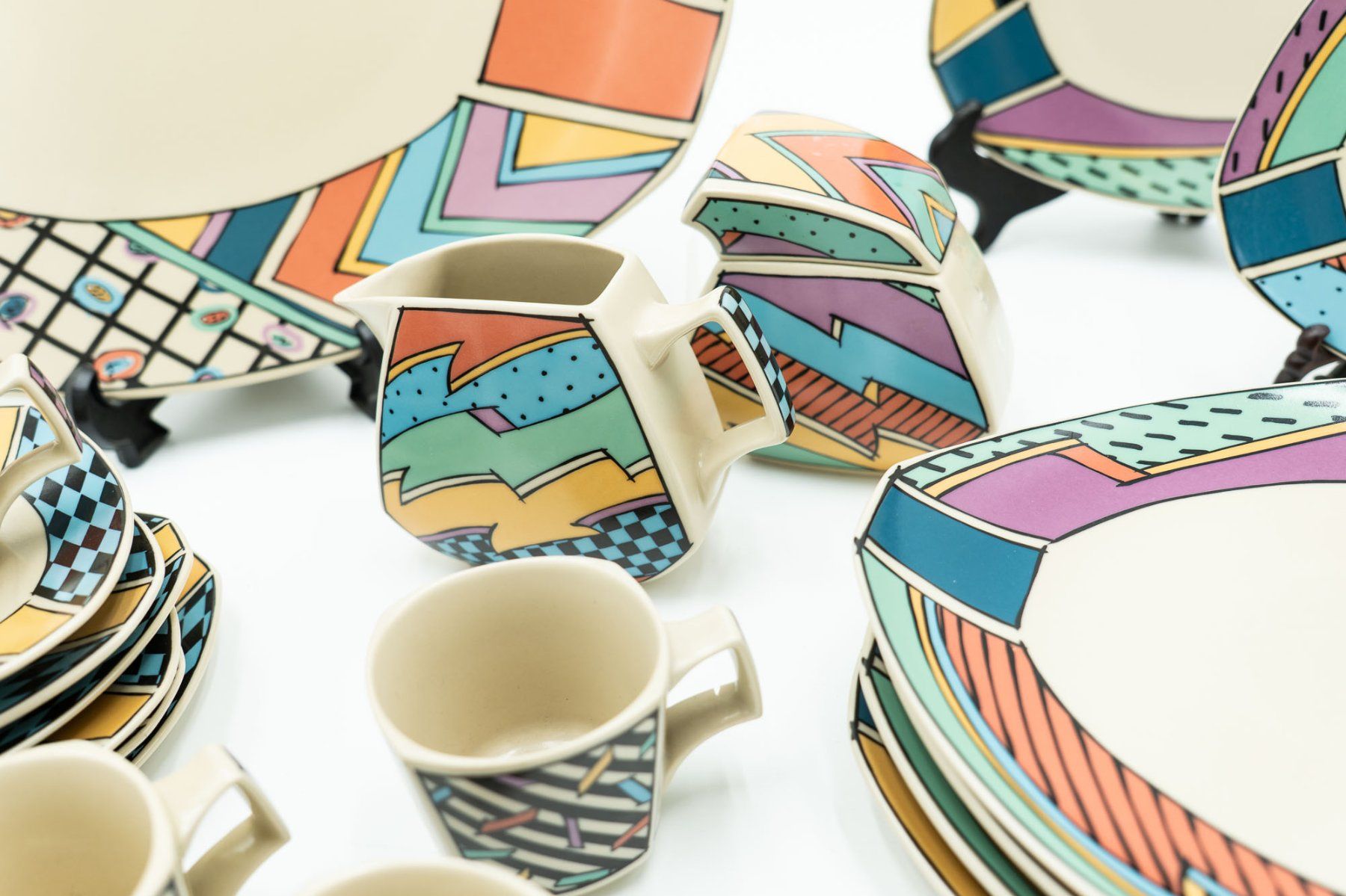 Rosenthal Set di piatti: Rosenthal "Flash One" Service - Dorothy Hafner  - Ref. 05/43 – Usato da Au ZH venduto da BrockiAu 4