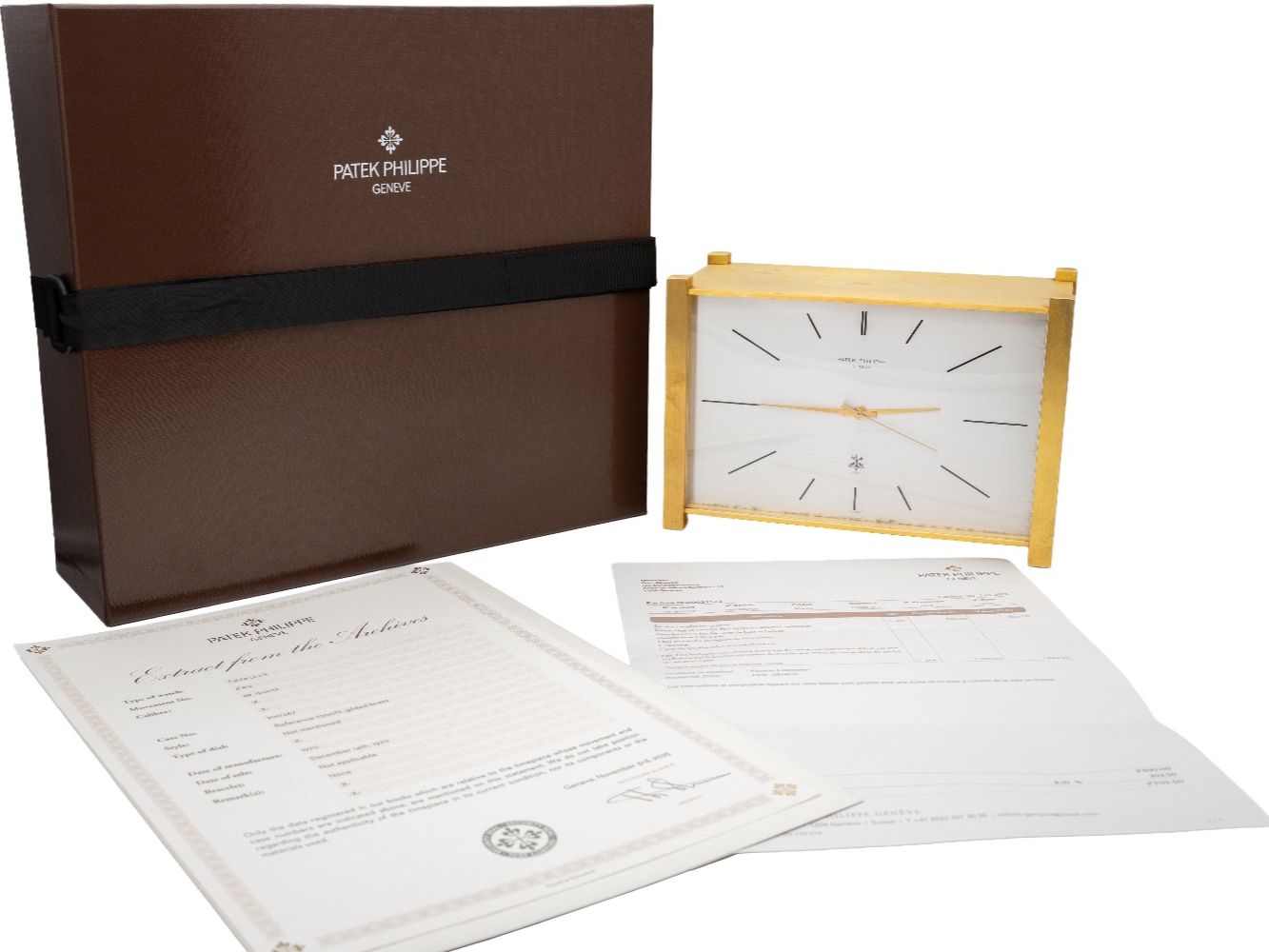 Patek Philippe Orologi da terra & Orologi da parete: Patek Philippe Desk clock Ref.1000N Full serviced Patek 6.26 – Usato da Genève venduto da aspaklariacollection 8