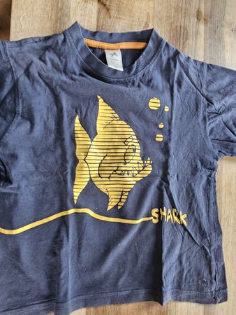Palomino T-Shirt Gr. 122 mit Hai-Motiv, Top Zustand!