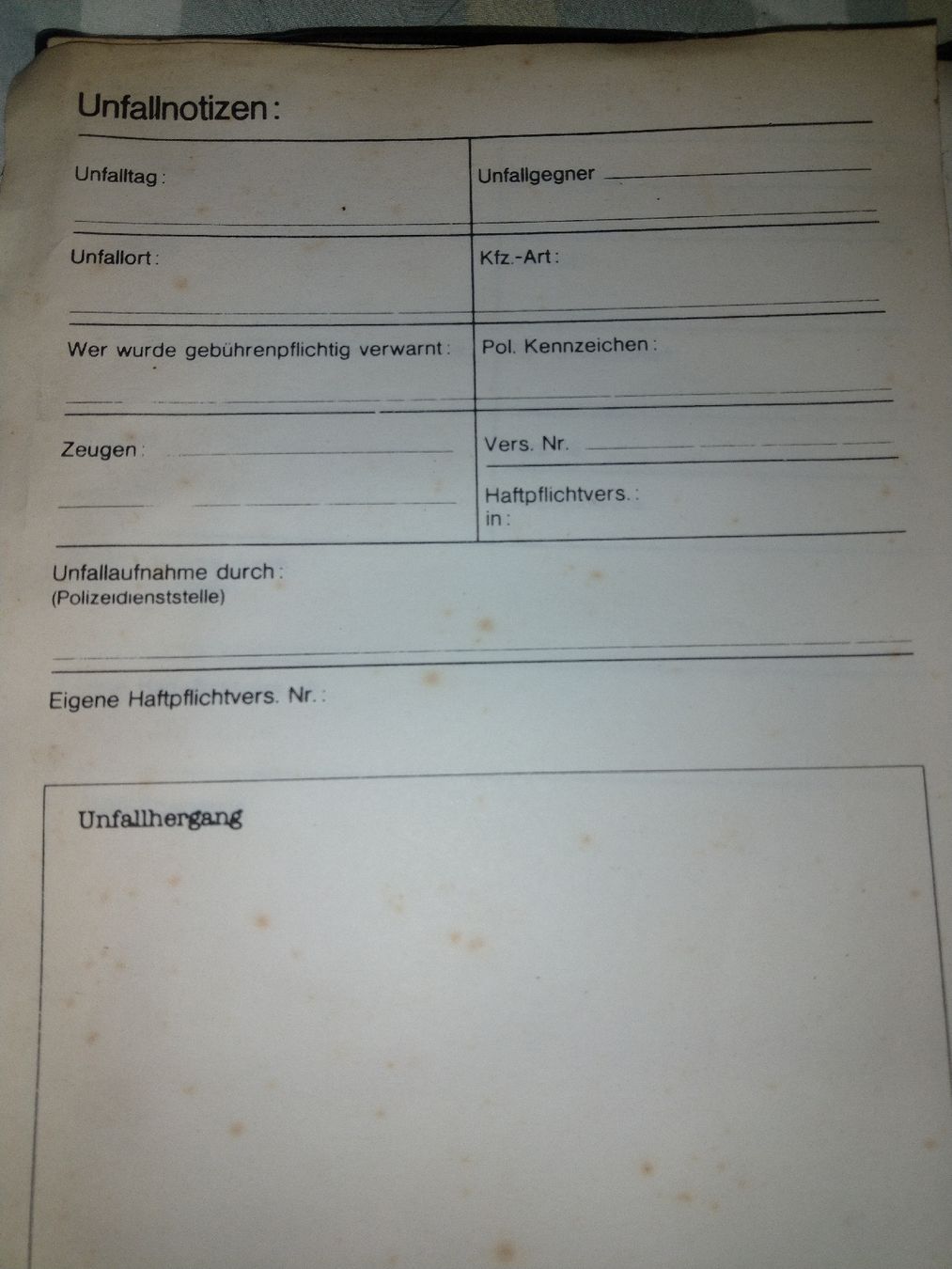 Kodak Fotocamera: Unfallmappe Kodak Kameraset – Usato da Künten venduto da Spinner62 1