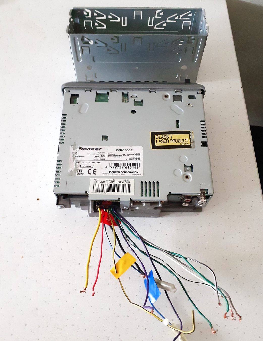 Sonstiges Fahrzeugzubehör: Autoradio-CD PIONEER EEG 45 Watt – Gebraucht aus Locarno von Antonio41 2