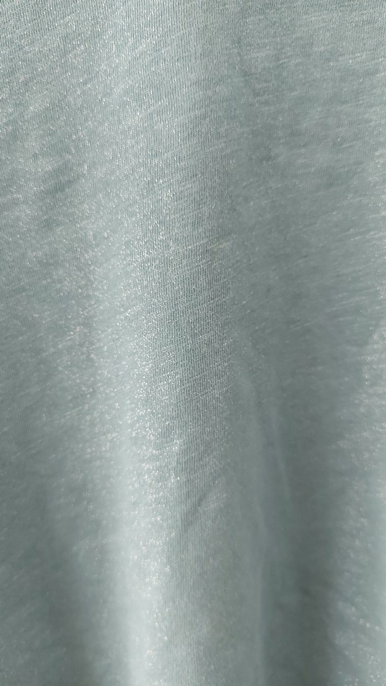 Top: OLTRE Shirt Gr. M/ L - mint mit silbernem Schimmer – Usato da Pfäffikon ZH venduto da siae 2